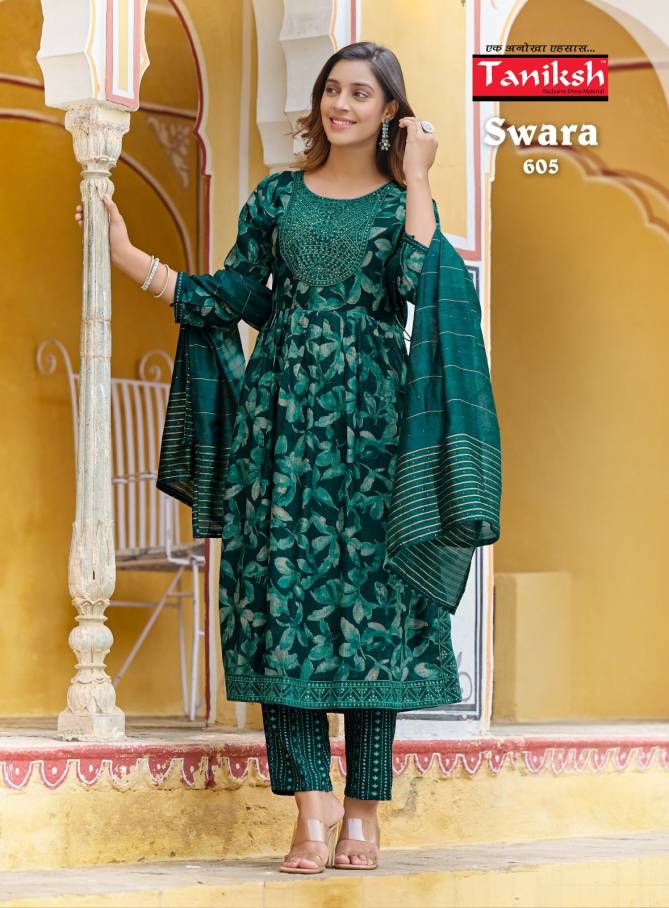 Tanishk Swara Vol 6 Embroidery Readymade Suits Catalog